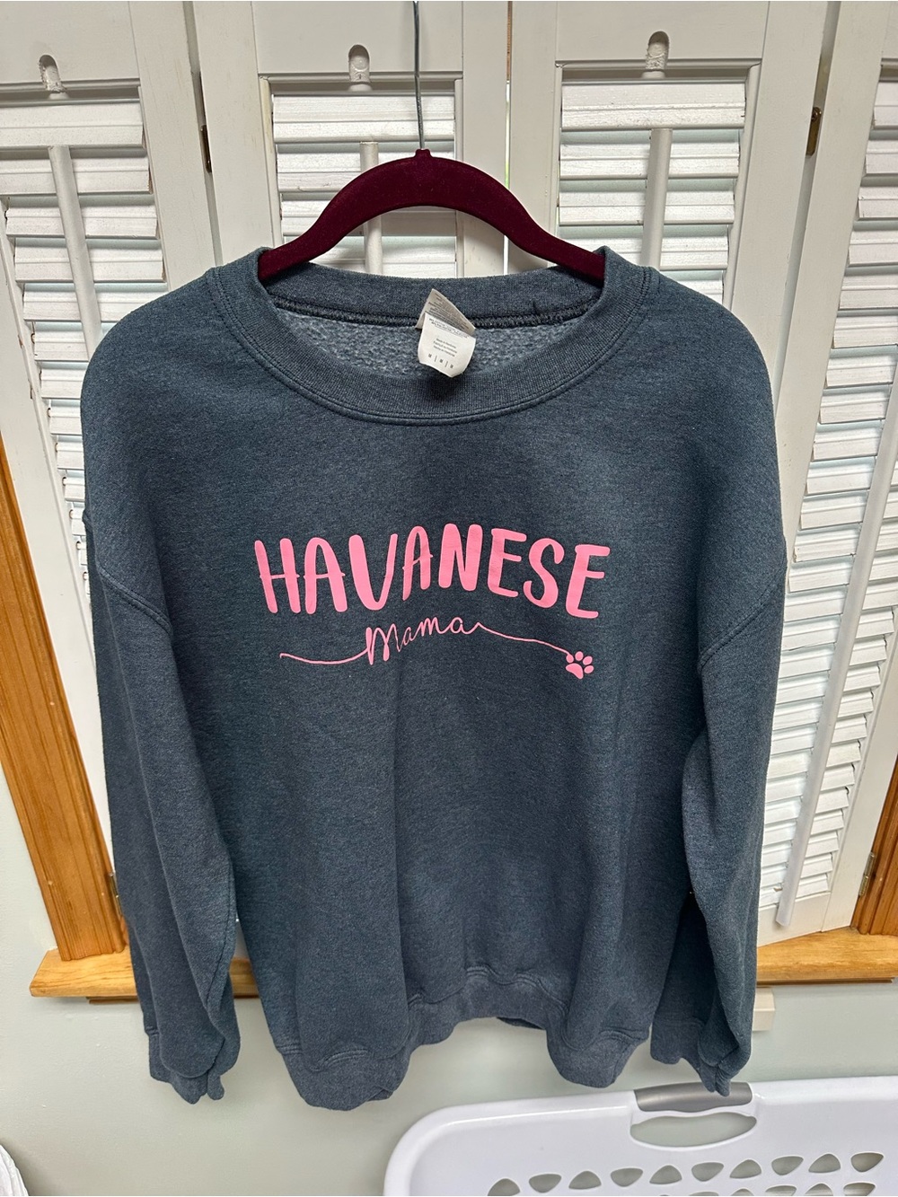 Havanese mama Sweatshirt sz medium gildan